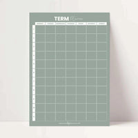 Organising Life Beautifully storage Organising Life Beautifully - Fridge School Term Planner, Sage