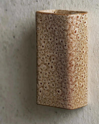 Robert Gordon Interiors Wall Sconce Robert Gordon Box Ceramic Wall Light - White Ochre