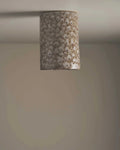 Robert Gordon Tall Cylinder Ceiling Light - White Ochre