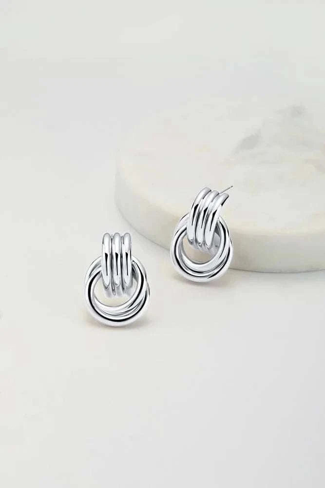 Zafino Earrings Zafino Poppy Earring, Large - Silver