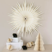 Nordic Rooms Christmas Decorations Window & Wall Hanging Star Ornament, Off-White - Various Sizes