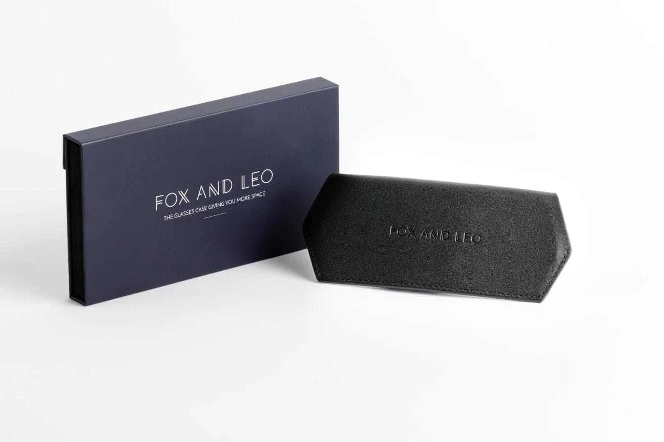 Fox and Leo Sunglasses Fox and Leo Glasses Case, Black