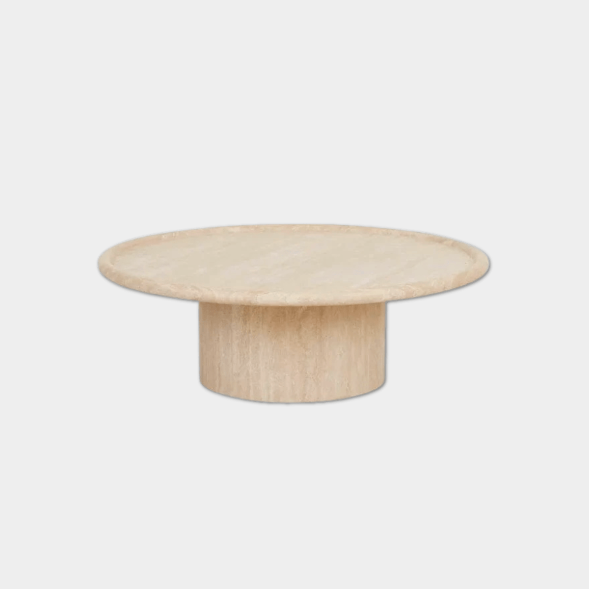 Globe West Coffee Tables GlobeWest Pippa Marble Coffee Table - Natural Travertine
