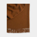 Weave Home Nevis Lambswool Throw - Spice