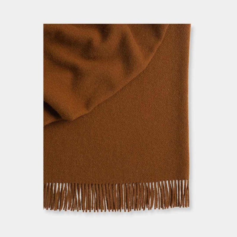 Weave Home Blankets & Throws Weave Home Nevis Lambswool Throw - Spice