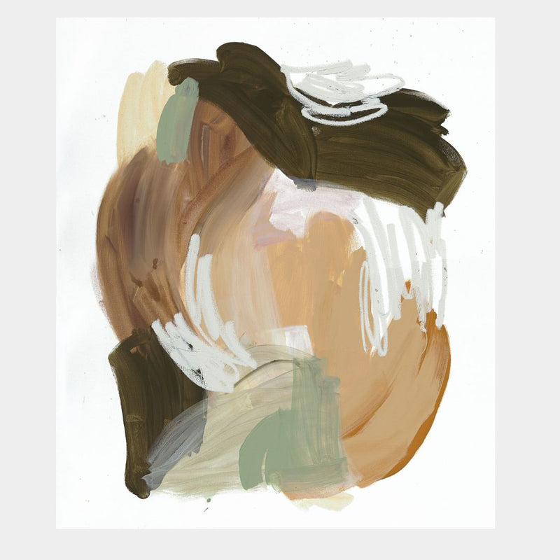 Alisha Falconer fine art canvas print Saltbush 2 with rich textures and mirrored edges