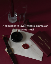 Gentle Habits This Is Incense Heartfire packaging