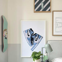 DG Designs Prints Dom Gauci Print - Sky High Sneaks, Blue (7933632807161)