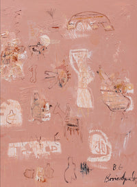 Dusty Horizon limited edition fine art print by Bonnie Gray in muted pink and warm brown