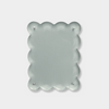 norsu Studio scalloped magnetic photo frame in sage with 2.5 cm depth and secure acrylic closure