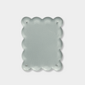 norsu STUDIO Scalloped Magnetic Photo Frame, Sage Background (Fits 6 x 4 and 5 x 7")