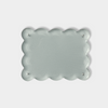 norsu Studio scalloped magnetic photo frame in sage with acrylic finish and secure closure