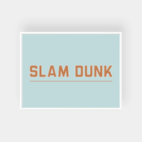 Norsu Interiors Prints Clubhouse Collection - Slam Dunk Print - Various Sizes