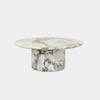 Globe West Coffee Tables GlobeWest Atlas Decagon Coffee Table - Matt Ocean Marble