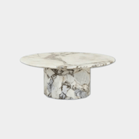 Globe West Coffee Tables GlobeWest Atlas Decagon Coffee Table - Matt Ocean Marble