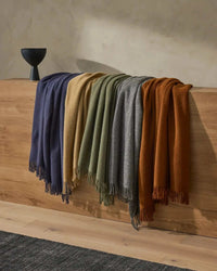 Weave Home Blankets & Throws Weave Home Nevis Lambswool Throw - Juniper
