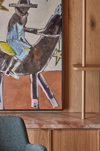 Marcia Priestley Limited Edition Fine Art Canvas Print - The Rider + Saffron