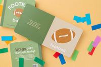 Football Baby board book for ages 0-4 with simple football-themed images and durable pages