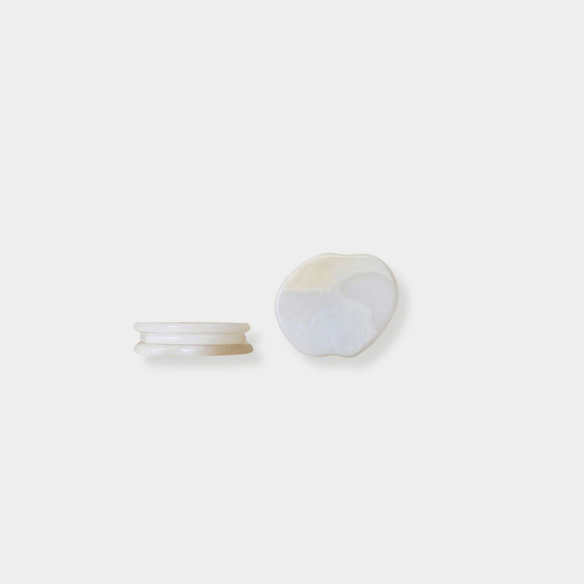 CoTheory Anchor Stone Coasters - White Onyx