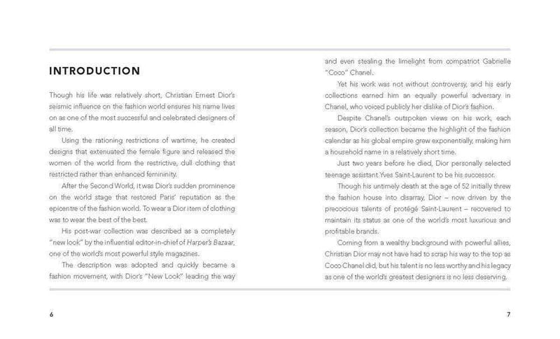 norsu Books Fashion The Little Guide to Christian Dior