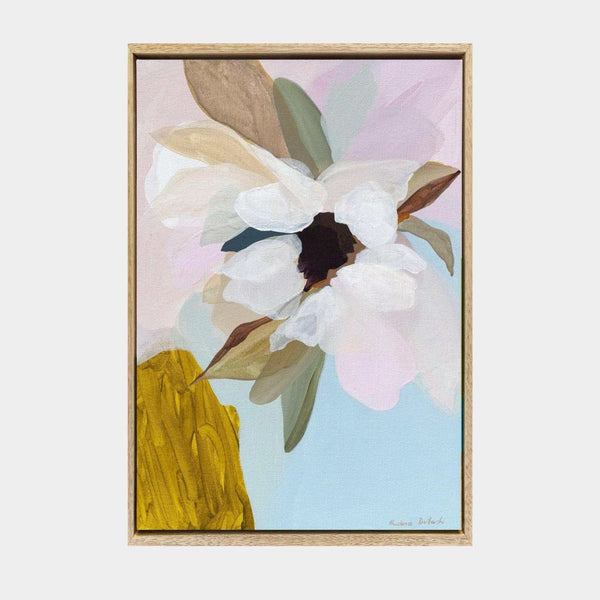Prudence Demarchi Fine Art canvas print titled Sunseeking with abstract acrylic design on stretched 340 GSM canvas