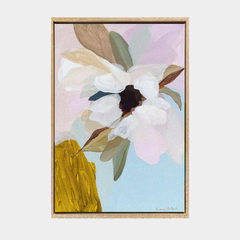 Prudence Demarchi Fine Art canvas print titled Sunseeking with abstract acrylic design on stretched 340 GSM canvas