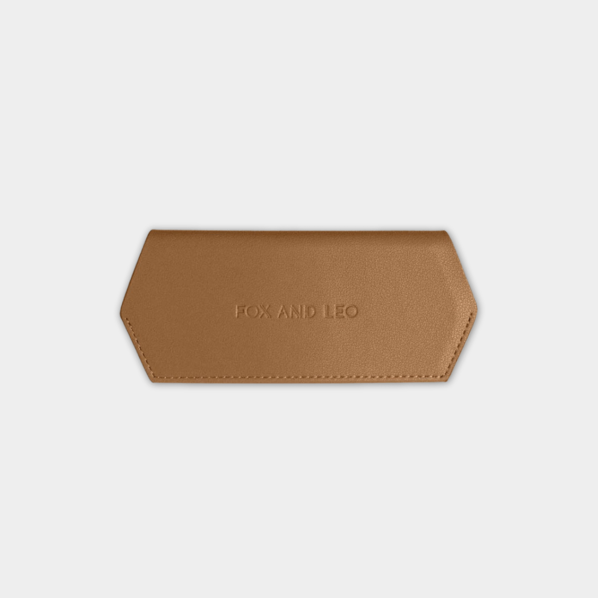 Fox and Leo Sunglasses Fox and Leo Glasses Case, Tan
