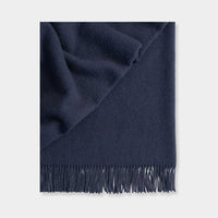 Weave Home Blankets & Throws Weave Home Nevis Lambswool Throw - Navy