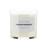 Society Home L'Affair Bordeaux Scented Soy Candle 400g