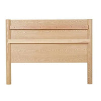 Natural ash Artie Bedhead by Globe West with simple, elegant timber grain design and wall mounting brackets.