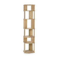 Globe West Bookcase Ethnicraft Stairs Column Bookshelf - Oak