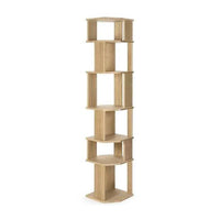 Globe West Bookcase Ethnicraft Stairs Column Bookshelf - Oak