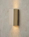 Robert Gordon Interiors Wall Sconce Robert Gordon Box Ceramic Wall Light - Olive