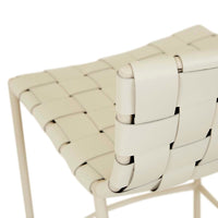 GlobeWest Everly Barstool - Linen Grey - Matt Linen Grey