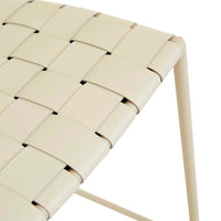 GlobeWest Everly Barstool - Linen Grey - Matt Linen Grey