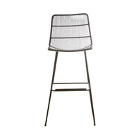 Globe West Dining Chairs Globe West Granada Sleigh Barstool - Liquorice
