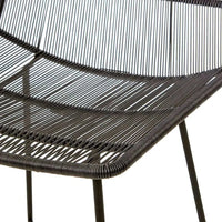 Globe West Dining Chairs Globe West Granada Sleigh Barstool - Liquorice