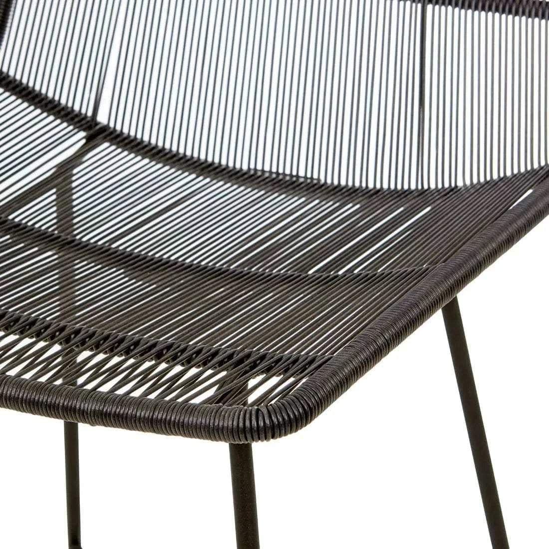 Globe West Dining Chairs Globe West Granada Sleigh Barstool - Liquorice