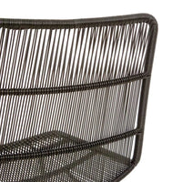 Globe West Dining Chairs Globe West Granada Sleigh Barstool - Liquorice