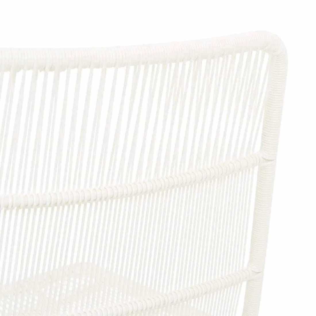 Globe West Dining Chairs Globe West Granada Sleigh Barstool - White