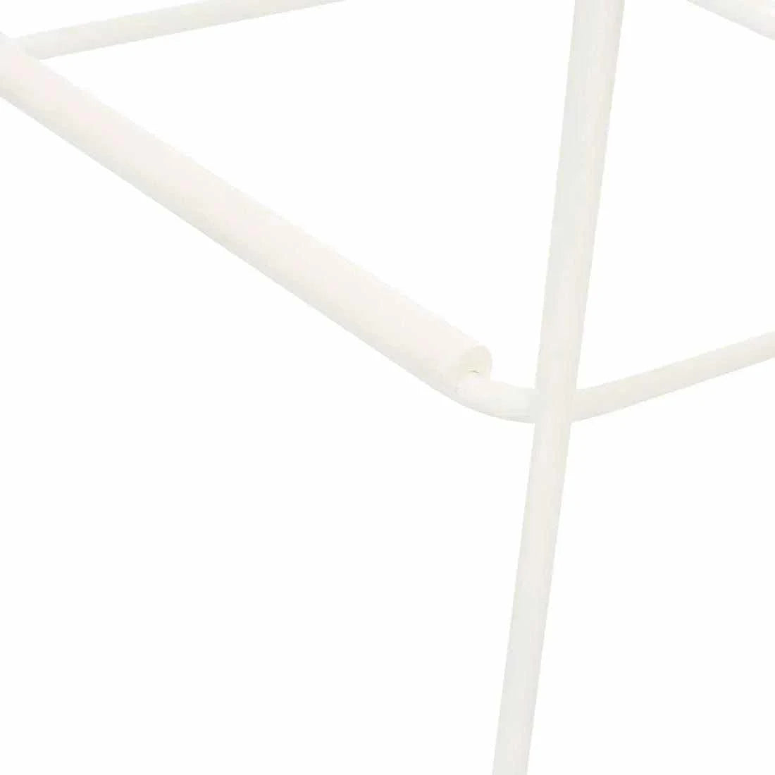 Globe West Dining Chairs Globe West Granada Sleigh Barstool - White