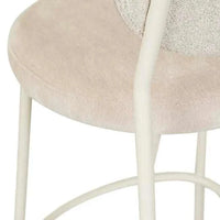 Globe West Bar Stools Globe West Laylah Loop Barstool, Wheat/Almond Milk