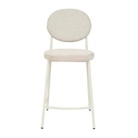 Globe West Bar Stools Globe West Laylah Loop Barstool, Wheat/Almond Milk