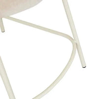 Globe West Bar Stools Globe West Laylah Loop Barstool, Wheat/Almond Milk