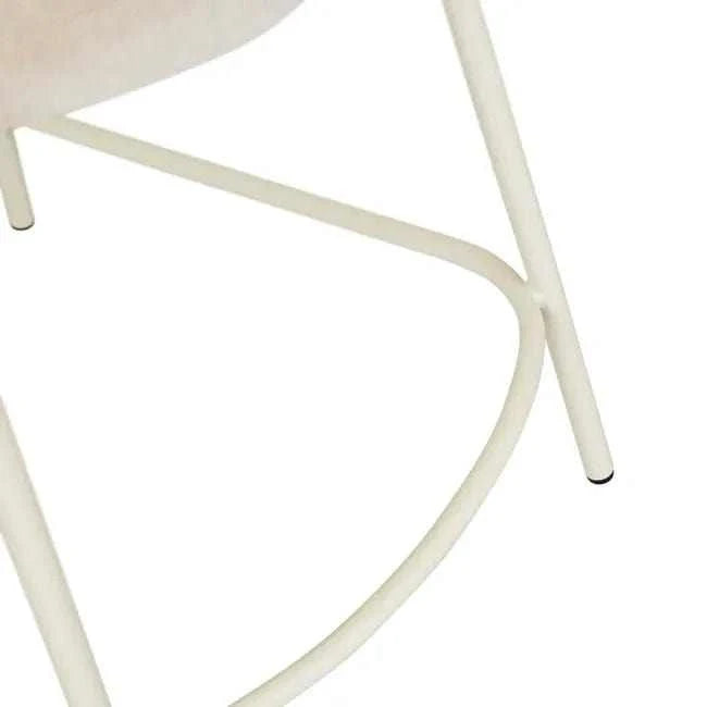 Globe West Bar Stools Globe West Laylah Loop Barstool, Wheat/Almond Milk