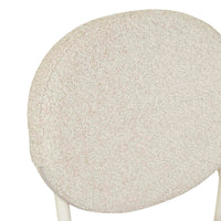 GlobeWest Laylah Loop Barstool - Wheat/Almond Milk