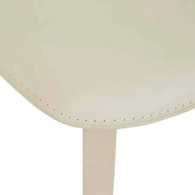 Globe West Bar Stools GlobeWest Matilda Barstool - Linen Grey - Matt Linen Grey