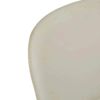 Globe West Bar Stools GlobeWest Matilda Barstool - Linen Grey - Matt Linen Grey