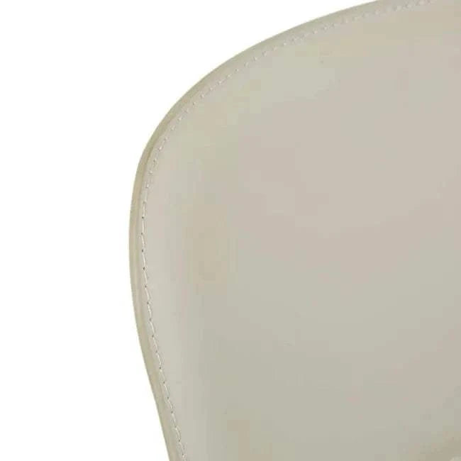 Globe West Bar Stools GlobeWest Matilda Barstool - Linen Grey - Matt Linen Grey