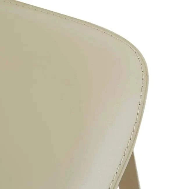 Globe West Bar Stools GlobeWest Matilda Barstool - Linen Grey - Matt Linen Grey